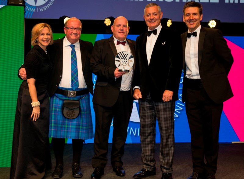 Marshall wins Lifetime Achievement Award Bowls Scotland 2024