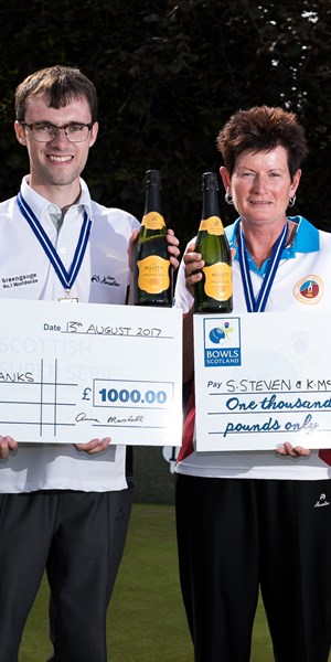 FATHER AND SON DUO WIN BOWLS SCOTLAND MEN’S SUPER SERIES ALONG WITH CURRENT WOMEN’S NATIONAL CHAMPIONS TAKING THE LADIES TITLE