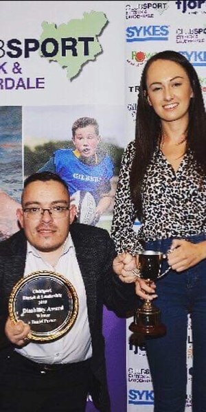 Daniel Porter wins Disability Award at Ettrick and Lauderdale Sports Awards