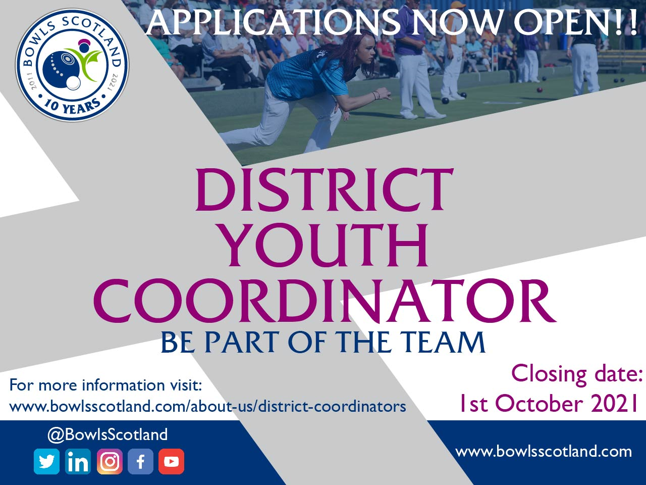 District Youth Co-Ordinator recruitment