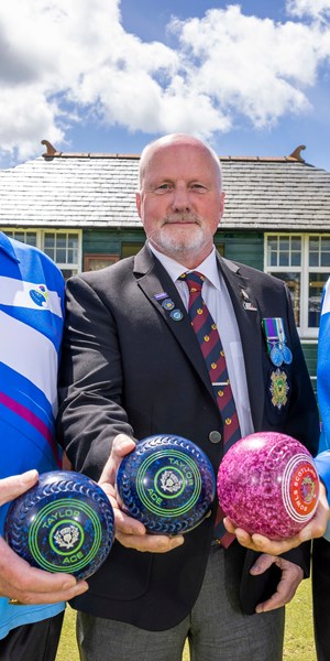 Veterans launch partnership for  Erskine and Bowls Scotland