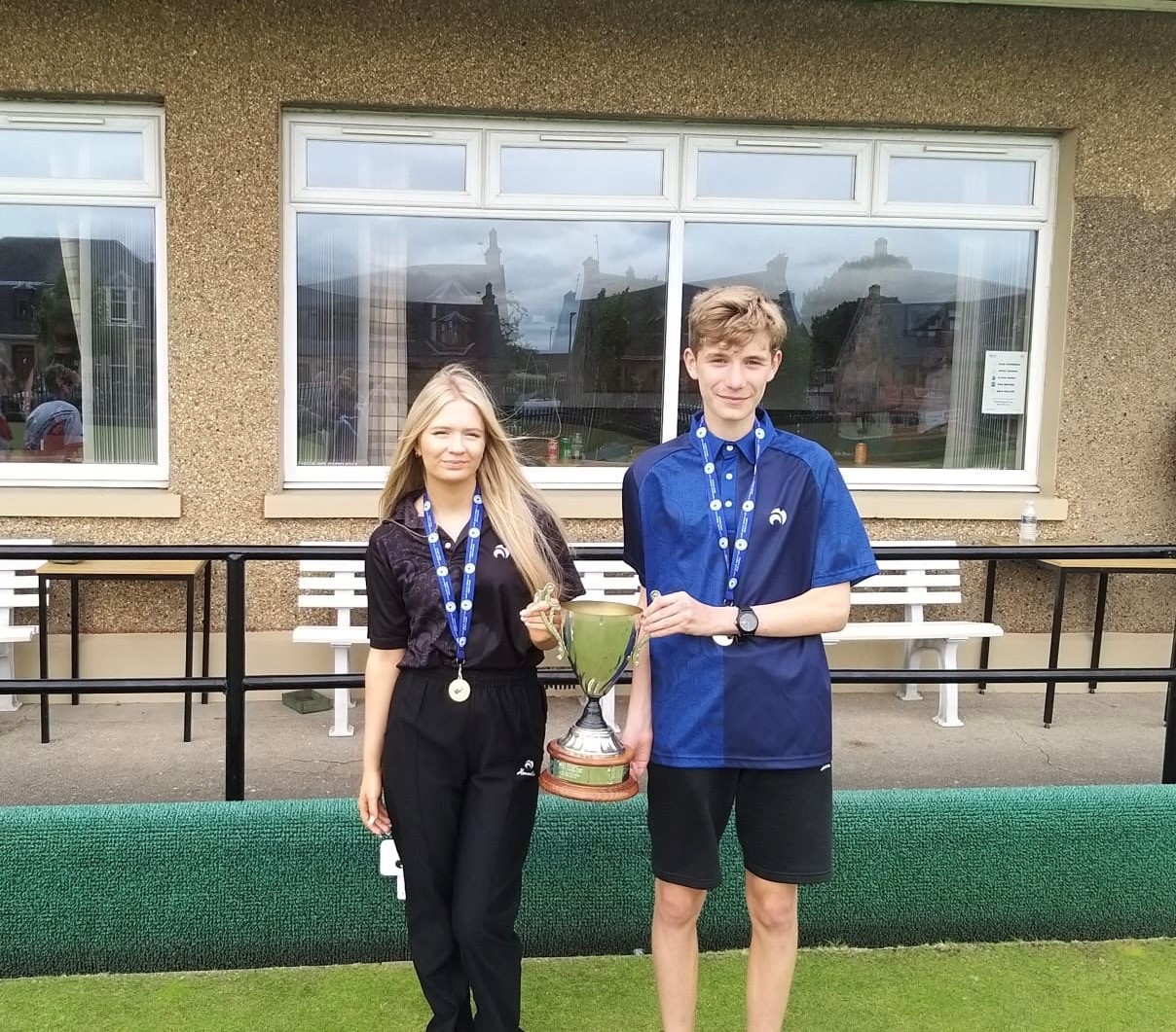 Emily Houston and Frazer Lees win Alan Michie Youth U15 Pairs