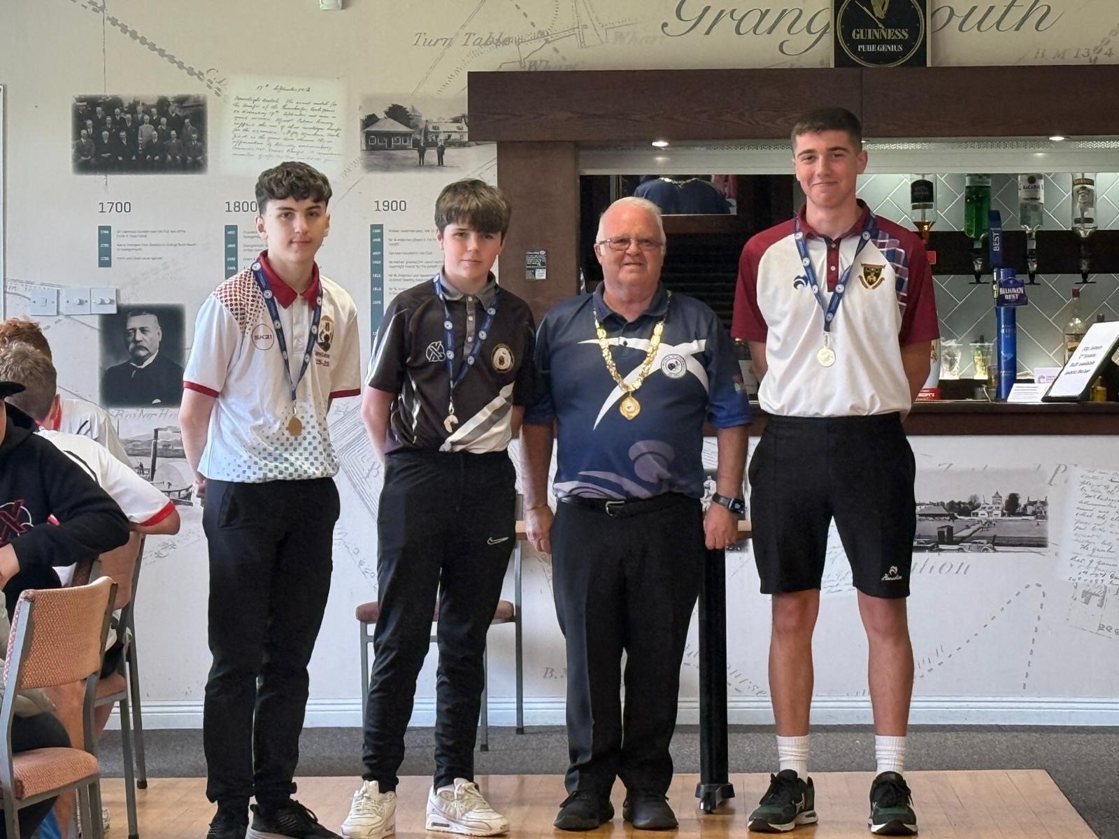 Sam McClue, Jamie McCarry and Shaun McCarry win 2025 Scottish Cup U18 Triples