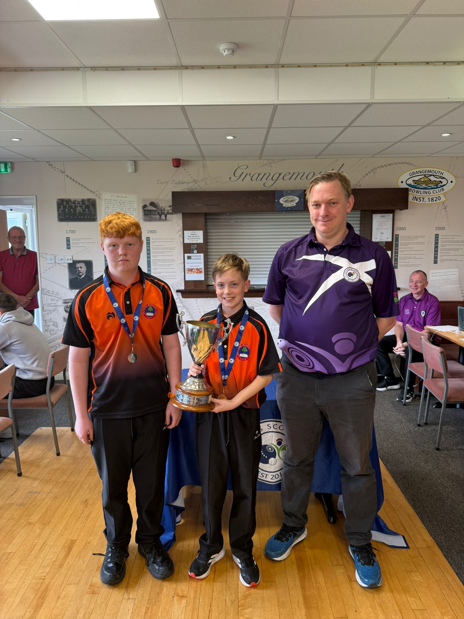 Lewis MacLellan and Fynn Van Wordragen win 2025 Alan Michie Under 16 Open Pairs