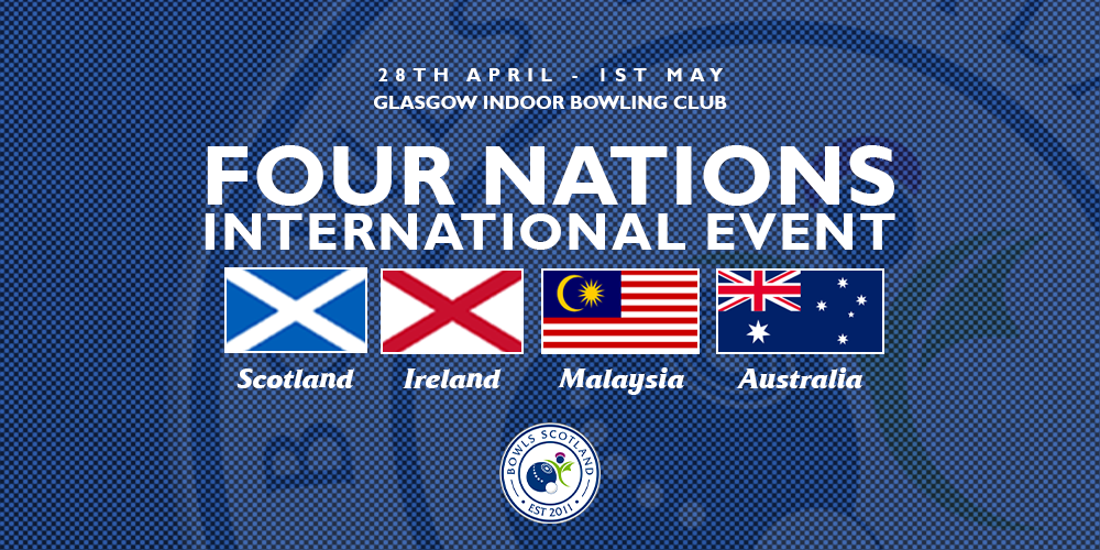 Tickets now on sale for 2026 Four Nations at Glasgow Indoor Bowling Club
