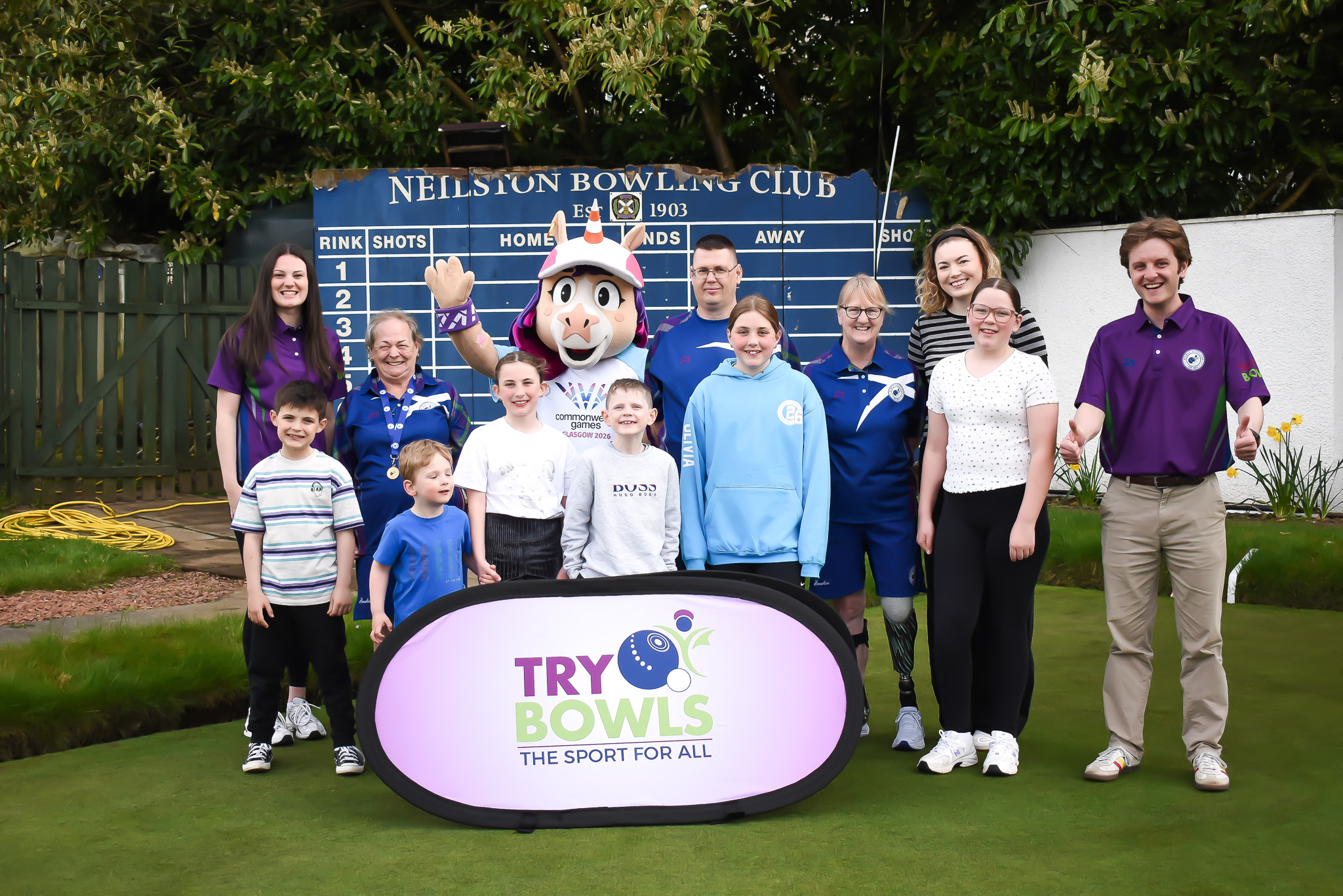 Neilston hosts successful launch of National Try Bowls Weekend