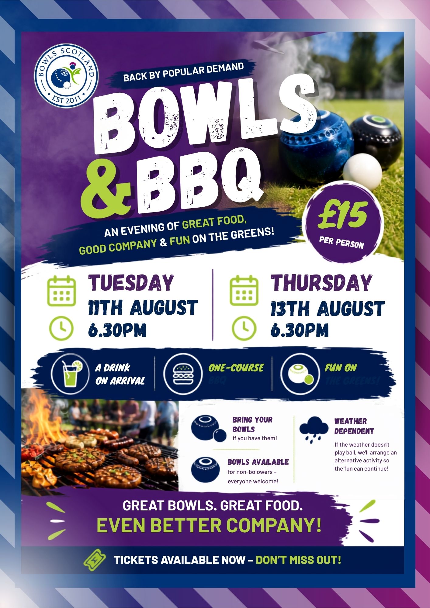 BBQ & BOWLS IS BACK!