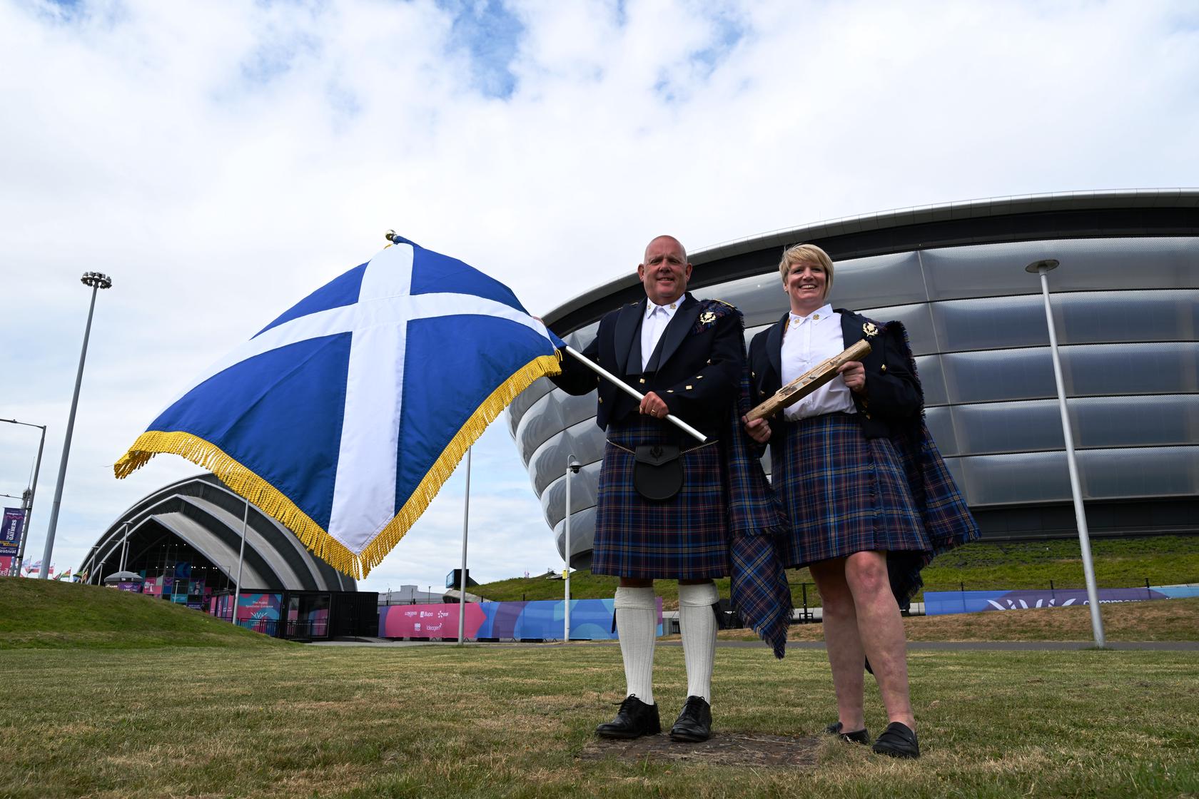 Marshall and Adlington named as Team Scotland Flagbearers for Glasgow 2026
